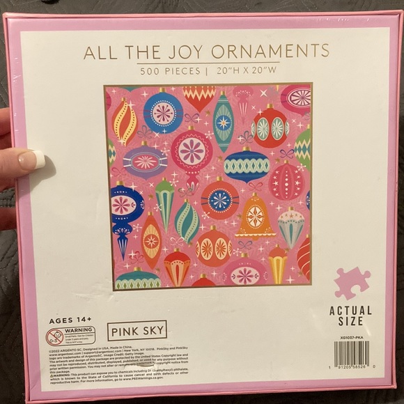 500 piece puzzle unopened Christmas puzzle 20”x20” colorful puzzles - Picture 4 of 6